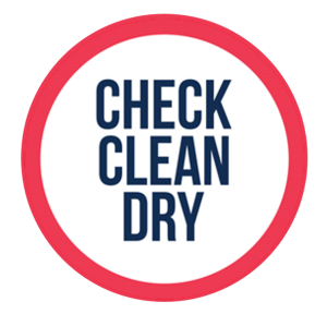 CHECK CLEAN DRY